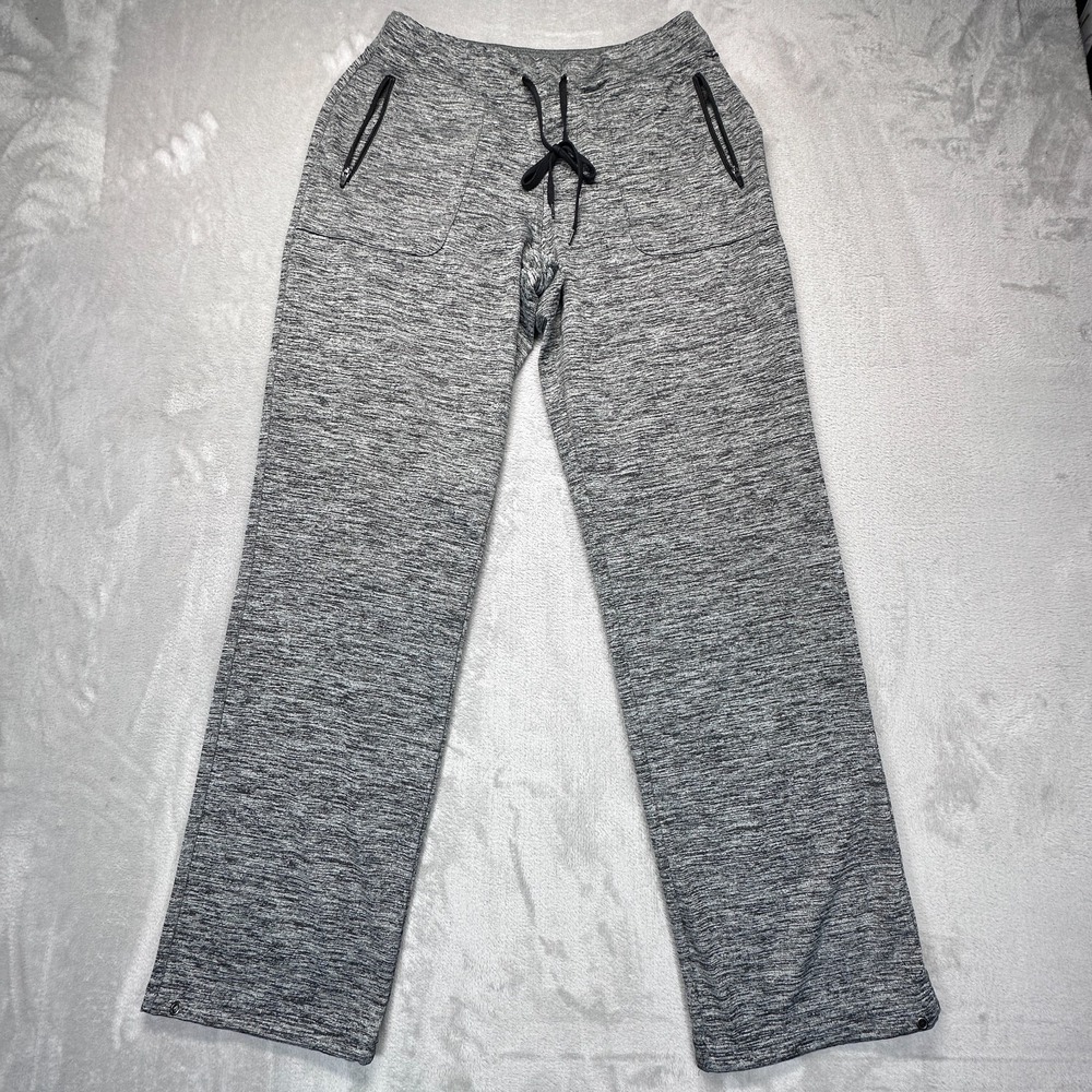 Tek Gear Weekend Pants Womens Small Heather Gray Athletic Dry Tek Drawstring